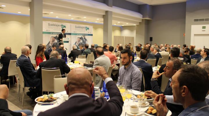 Juan Mar�a Nin G�nova cierra el ciclo de desayunos econ�micos de ‘Guadalajara Empresarial’ 2019 con aforo completo