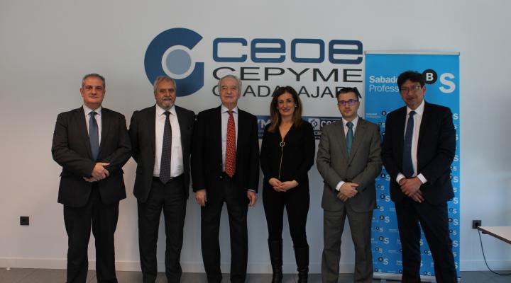 CEOE-CEPYME Guadalajara y Banco Sabadell renuevan su convenio de colaboraci�n
