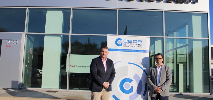 CEOE-CEPYME Guadalajara y Motorsan-Audi firman renuevan su convenio de colaboraci�n