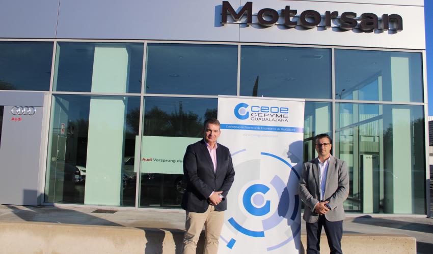 CEOE-CEPYME Guadalajara y Motorsan-Audi firman renuevan su convenio de colaboraci�n