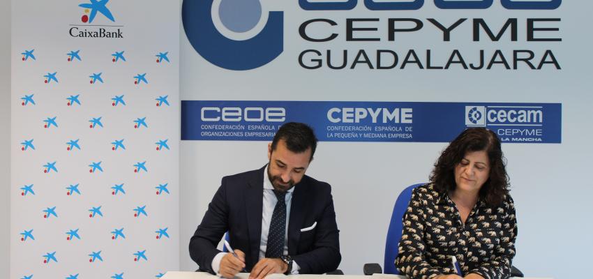 CEOE-CEPYME Guadalajara y CaixaBank renuevan su convenio de colaboraci�n