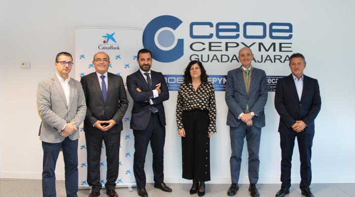 CEOE-CEPYME Guadalajara y CaixaBank renuevan su convenio de colaboraci�n
