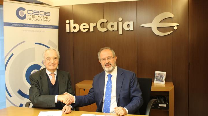 Ibercaja y CEOE-CEPYME Guadalajara renuevan su colaboraci�n