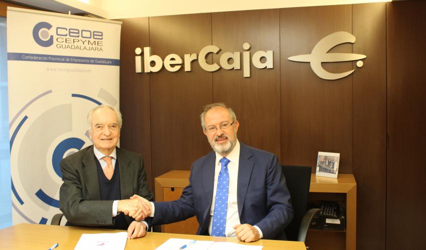 Ibercaja y CEOE-CEPYME Guadalajara renuevan su colaboraci�n
