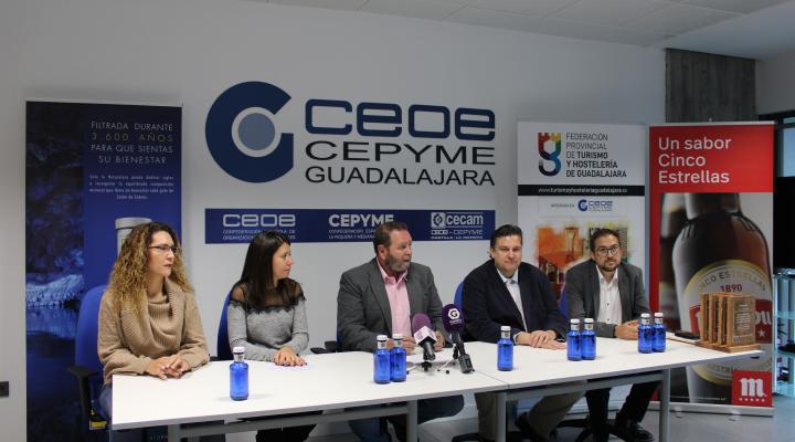 Entregados los premios del concurso de la ruta de la tapa de oto�o 2019 de la Federaci�n provincial de Turismo y Hosteler�a de Guadalajara