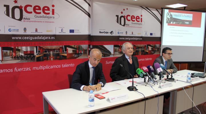 Agust�n de Grandes presenta los actos conmemorativos del 10� aniversario del CEEI de Guadalajara