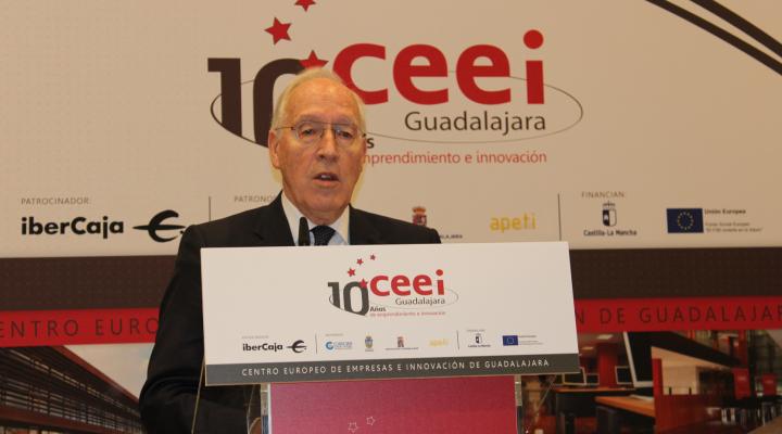 Manuel Pizarro inaugura los actos del 10� aniversario del CEEI de Guadalajara