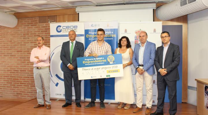 WITE gana los 3.000 euros del programa de apoyo a emprendedores de la provincia, impulsado por CEOE-CEPYME Guadalajara