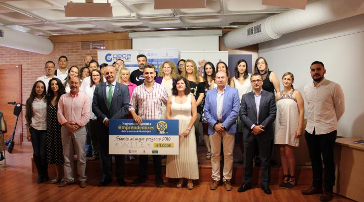 WITE gana los 3.000 euros del programa de apoyo a emprendedores de la provincia, impulsado por CEOE-CEPYME Guadalajara
