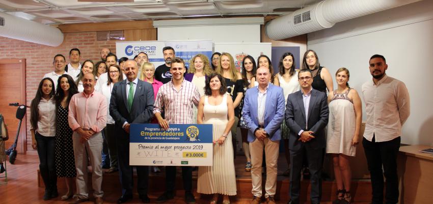 WITE gana los 3.000 euros del programa de apoyo a emprendedores de la provincia, impulsado por CEOE-CEPYME Guadalajara