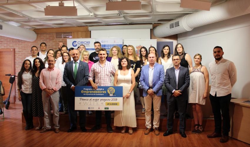 WITE gana los 3.000 euros del programa de apoyo a emprendedores de la provincia, impulsado por CEOE-CEPYME Guadalajara