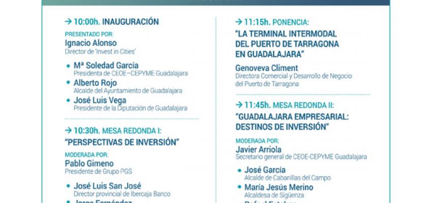 El II encuentro de inversi�n de Guadalajara se celebrar� el pr�ximo 6 de noviembre