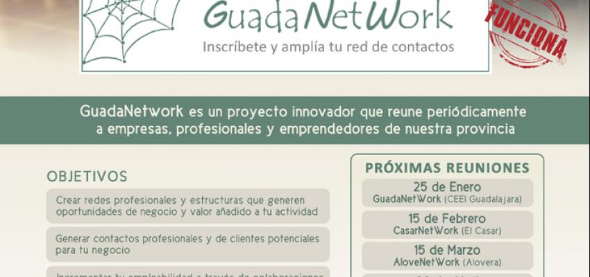 GuadaNetWork prepara  seis nuevos encuentros para el primer semestre de 2019, con el objetivo de seguir acercando empresas