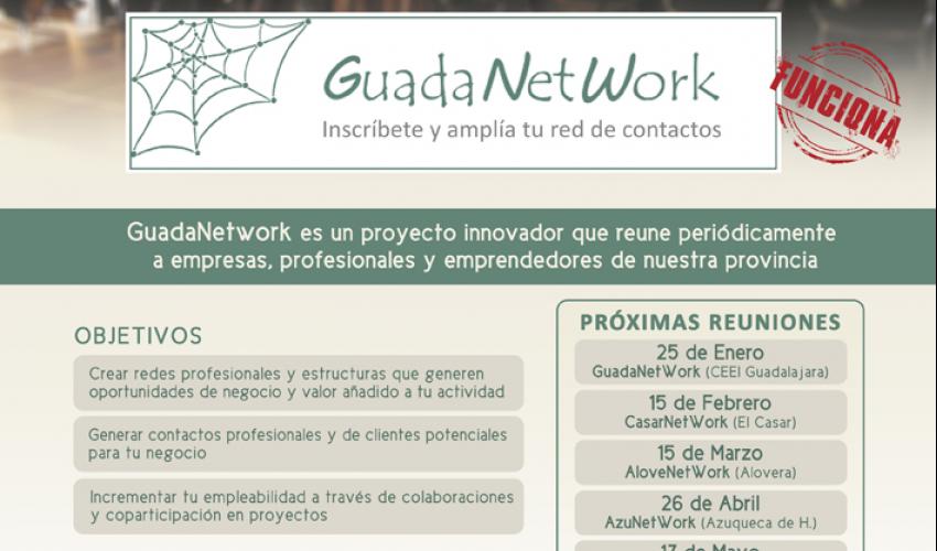 GuadaNetWork prepara  seis nuevos encuentros para el primer semestre de 2019, con el objetivo de seguir acercando empresas