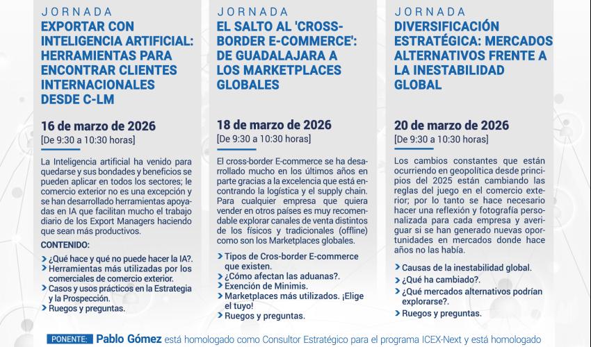 JORNADA COMEX: El Salto al 'Cross-Border E-commerce': De Guadalajara a los Marketplaces Globales