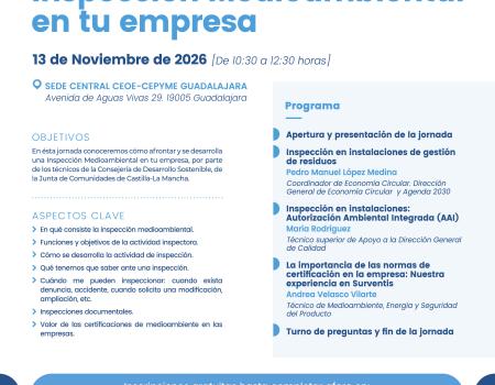Jornada: C�mo afrontar una inspecci�n medioambiental en tu empresa